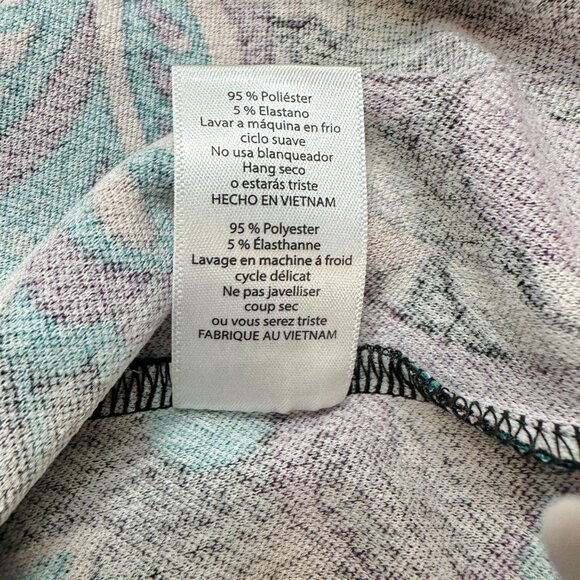 LuLaRoe Cassie Pencil Skirt Multicolor Paisley Print Stretch Fabric Size M - Picture 6 of 9